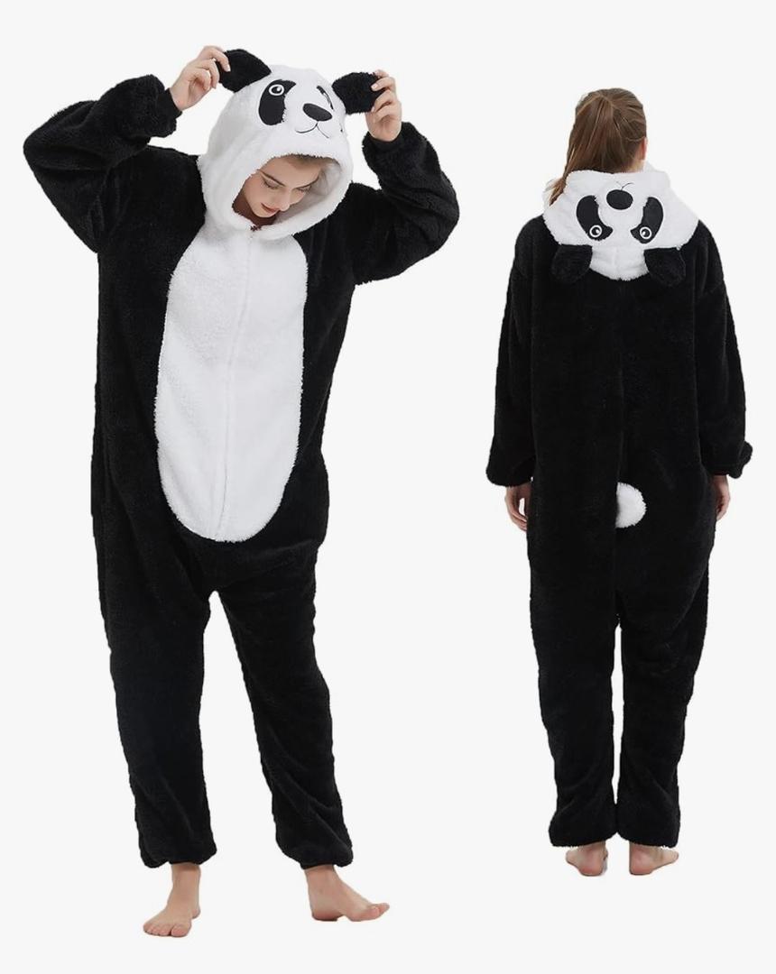 III HHONS Onesie Adult Costume Animal Pajamas Halloween Cosplay Sleepwear for Women/Men M