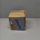 CHI AN HOME 5.8 Capiz Tissue Box Cover, Square Decorative Tissue Holder with Bottom Slider, Handmade Bathroom Accessories, Elegant White Cube for Vanity, Bedroom, Office & Coastal Decor (Natural)