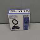 Strong Magnetic Phone Holder for Car & Desk, Compatible with MagSafe, Secure Lock, Universal 360 Rota-Table Car Phone Mount for Dashboard, Glass, Table, Carbon Fiber Deep Black