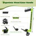 Upgraded Weed Eater Handle, Ergonomic String Trimmer Handle, Weedeater Handle Extension for Lawn Care, Landscaping, and Yard Trimming Edging (16.9")