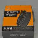 TECBEARS PLA 3D Printer Filament, PLA Filament 1.75mm, Neatly Wound 3D Printing Filament, Dimensional Accuracy +/- 0.02 mm, 1Kg Spool(2.2 lbs), Fits for Most FDM 3D Printers, PLA Transparent Green