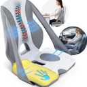 Lumbar Support Pillow for Office Chair, Back Support for Chair, Recliner, Gaming Chair, Ergonomic Memory Foam Car Seat Cushion for Back Tailbone Sciatica Pain Relief Wheelchair Travel