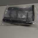 Clear Clothes Storage Bag Organizer with Reinforced Handle, Vinyl Storage Bags for Comforter, Blanket, Bedding, Toys, Transparent Moving Totes with Sturdy Dual Zippers, 3 Pack, 55 L, Black