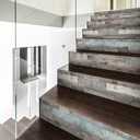 funlife 14 Strips Peel and Stick Stair Risers Stickers, Self Adhesive Vinyl Stair Stickers Decals, Staircase Murals Decor for Steps, 39.37"X7.09", Fresh Blue