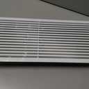 Linear Bar Air Grille 40" X 8", Aluminum Air Supply/Return Grilles,Easy Air Flow,Removable Grille/Door-HVAC Air Vent Cover,White[Outer Dimensions: 40.8"w X 8.8"h]