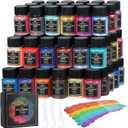 Mica Powder for Epoxy Resin, 72 Colors, 0.35 oz(10g) Bottles Mica Glitter, Mica Pigment for Lip Gloss, Soap Making, Bath Bomb, Art Crafts, Resin Dye, Nails