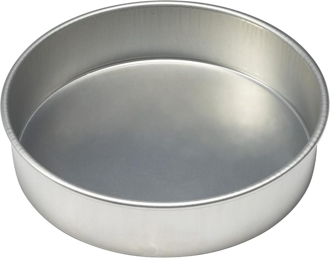 DecoPac 12 Inch 16 Gauge Aluminum Round Cake Pan, 12" W x 3" H, Made From Premium, Hardened Aluminium Alloy For Superior Durability, Uniform Wall Thickness for Even Rising