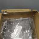 ClearSpace Clear Plastic Storage Bins  Pantry Organizers & Storage Containers, Cabinet Organizer - Home Organization Must Haves for Kitchen, Laundry Room, Office, Closet, Garage & Freezer (4 Pack)