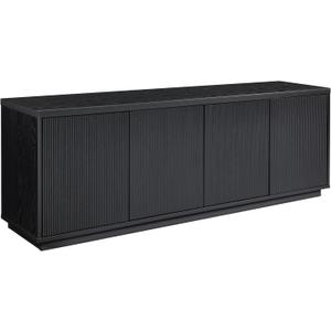 Henn&Hart Hanson Rectangular TV Stand for TV's up to 75" in Black Grain | Rectangular, for TV's, in Black Grain