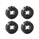 4 PCS Single Split Clamp-On Shaft Collar 45# Steel One-Piece Clamping Collar Locking Collars 1 inch ID 1 3/4inch OD 1/2 Thickness Used in Various Equipment and Machinery to Secure Gears
