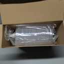 50 Sets Clear Plastic Cups with Lids and Straws, Disposable Iced Coffee Cups Drinking PET for Cold Drinks, Juice, Smoothie, Coffee Shops, Party, Christmas (Clear, 10 oz)