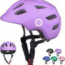 XJD Toddler Helmet Kids Bike Helmet for Infant/Baby Multi-Sport Adjustable Skateboard for Kids Boys Girls Lightweight for Age 1 and Older (Light Purple, X-Small: 18.11"-20.08" / 46-51 cm)