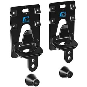 HOME VISION No Stud/Studless TV Wall Mount Bracket for 26-100 Inch Flat/Curved Screens, Universal VESA, 200Lbs Capacity, Fits Drywall, Wood, Concrete, Brick, 1.18" Slim, Renter-Friendly, HV1402