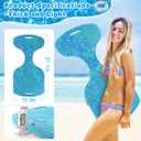 Pool Saddle Float for Adults,Soft Foam Water Saddle Lake Floats,Non Inflatable Swim Floating Seats for Adults Heavy Duty for Swimming Pool Accessories Blue