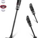 KEROMEE Cordless Vacuum Cleaner Lightweight Hand-held Stick Vacuum Small Vacuum for Hard Floor Car Pet Hair BW118