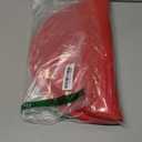 SHACOS Round Placemats Set of 6 Braided Cotton Polyester 15 inch Washable Place Mats for Dining Tables Christmas Table Mats Home Wedding Party Table Decor (Red, 6)