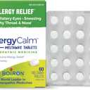 Boiron AllergyCalm Tablets for Relief from Allergy and Hay Fever Symptoms of Sneezing, Runny Nose, and Itchy Eyes or Throat - 60 Count