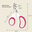 2-in-1 Pet Nail Cat Dog Clpipper Kit, Electrostatic Gloves & Nail Clipper Grooming Set for Dogs & Cats -Removes Hair from Furniture, Car Seats, Carpets & Curtains.