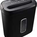 Amazon.com : Amazon Basics 8-Sheet Cross Cut Paper Shredder and Credit Card Shredder - Black : Office Products