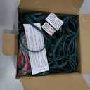 C7 Christmas Lights Outdoor 25Ft LED Christmas String Lights with 27 Multicolor LED Bulbs(2 Spare), Vintage Colorful String Lights for Garden Wedding Party Xmas Decoration, Green Wire