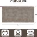 Nialnant 6 Pack KitchenTowels,Super Absorben & Soft Dish Towels for Drying Dishes,Kitchen Gadgets,Cleaning Rags,Hand Towels-13 x 28 Inch,Brown