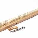 Authentic Knitting Board 38" Knitting Loom, for Blankets, Adjustable, Single Knit and Double Knit