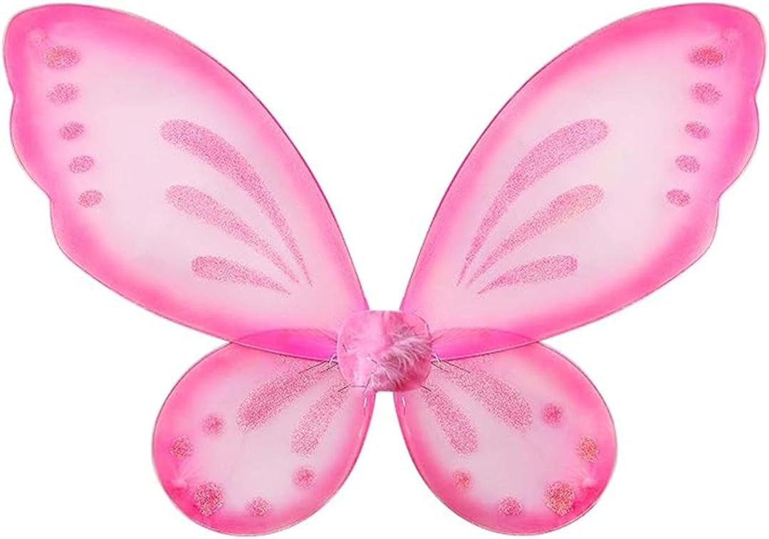 Fairy Wings for Adults, Women Girls Butterfly Fairy Wings Fairy Costumes Sparkle Fairy Princess Angel Wings Cosplay Christmas Halloween Dress Up Birthday Party Favor Gift for Girls Women Pink
