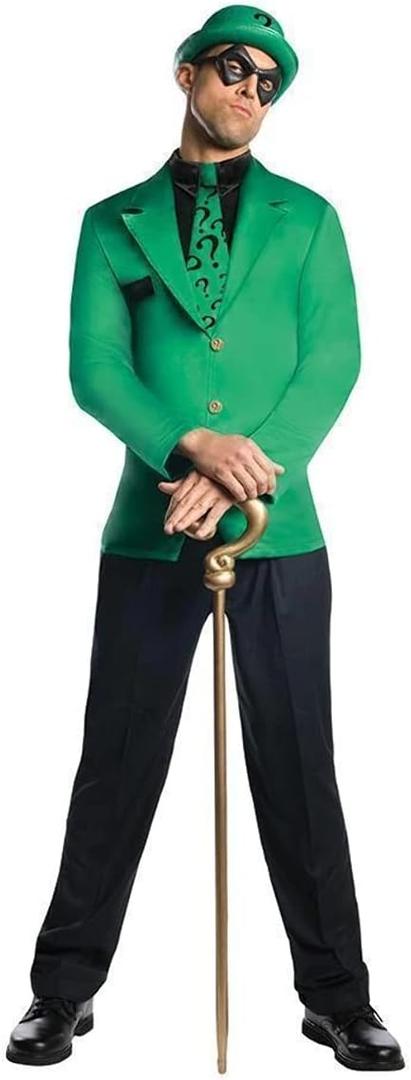 Rubie's Costume Men's Dc Super Villains Adult Riddler (Large, Green/Black)