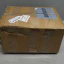 Lynnoland Industrial Semi Flush Mount Ceiling Light, Milky White Glass Shade Ceiling Light Fixture, Black Light Fixture for Hallway Bathroom Bedroom, Vintage Hanging Light Fixtures (Large, Black-Milky White Glass (Includes $12 bulb, 2700K, 800LM))