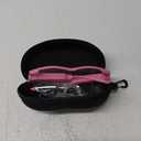 OKH 200% Magnifying Glass with Light, Rechargeable Lighted Magnifying Glass, Jewelry Magnifier with 2 LED Lights, Pink Magnifying Glasses for Close Work Reading Crafts Jewelry