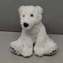 Apricot Lamb Toys Plush White Polar Bear Stuffed Animal Soft Cuddly Perfect for Child White Polar Bear 8 Inches