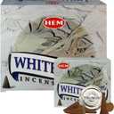 White Sage Incense Cones and Cone Incense Burner Bundle Insence Insense Hem Incense