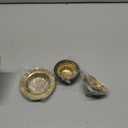 Mudder 3 Pcs Kitchen Sink Drain Strainer and Stopper Stainless Steel Garbage Disposal Plug with Handle Universal Anti-Clogging Kitchen Sink Filter Sieve Basket Strainer(Light Gold)