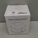 Ultrasonic Retainer Cleaner - UV Dental Cleaning Pod Night Guard Cleaner for Dentures, Aligner, Braces, Toothbrush Heads, Jewelry (Black)