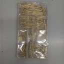 700 Pcs Picture Hanging Nails Assortment Kit - 6 Sizes Wall Hanging Set for Frame Art Photo, Brass Small Framing Nails, Gold Finishing Nails