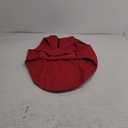 Insulated Fleece Sweater for Dogs | Lightweight Warm Dog Vest | Zipper Port for Harness | Cold Weather Winter Jacket | Rain Snow Repellant Coat | Adjustable for Small Medium Large Girl Dogs (Red/L)