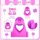 Ferris Wheel Wooden Decor 24 Holes Hot Pink Cake Pops Stand Lollipop Display Holder for Wedding Halloween Christmas Birthday Anniversaries Party Favor