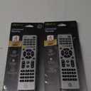 GE Universal Remote Control for Samsung, Vizio, LG, Sony, Sharp, Roku, Apple TV, TCL, Panasonic, Smart TVs, Streaming Players, Blu-ray, DVD, 4-Device, Silver, 33709 (2 Pack)