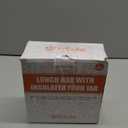 Fimibuke Bento Box for Kids Adult, BPA Free & Leakproof Toddler Lunch Box with 8.5oz Insulated Thermos Food Jar, Utensils & Sauce Jar, Dishwasher Safe 3 or 4 Compartment Container for School Girl Boy (A11. Monster Trucks)