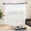 Bonpally Curved Shower Curtain Rod for Bathroom, 40-72 Inches Adjustable Curved Shower Rod, 0.9MM Aluminum Shower Curtain Rod with Rotating Brackets for Extra Shower Space, Need to Drill, Bronze