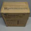 Bonsaii Paper Shredder for Home Use, 3.4 Gal Wastebasket, 6 Sheet Crosscut Paper Credit Cards, Staples, and Clips Shredder for Home Office Use, Portable Handle Design