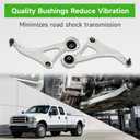 munirater 1 Pair Front Lower Control Arms with Ball Joints Replacement for Altima 2015-2018 Replacement for Maxima 2016-2023
