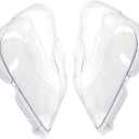 XQSMWF Front Left Right Side Headlight Cover Headlamp Clear Lens Shell Cover Compatible with Mercedes-benz W219 CLS Class 2006 2007 2008 2009 2010 2011#A2198202961 - Pack of 2