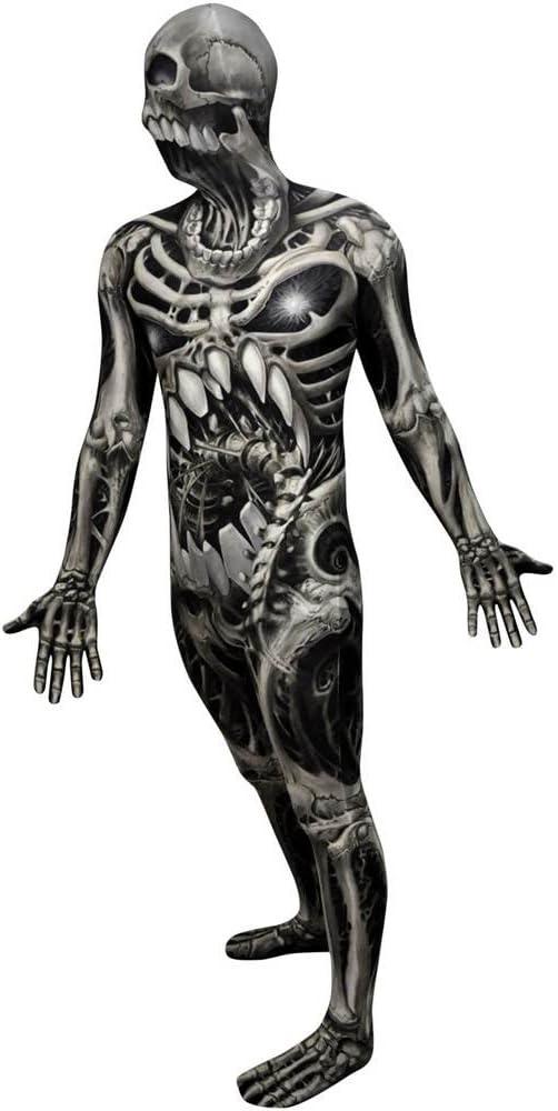Morphsuits mens Monster Skull and Bones Costume Skeleton (Medium)