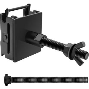 Upgraded E-Track Spare Tire Holder Mount, E-Track Double Fitting Spare Wheel Holder Mount, E-Track Accessories for Trailers, Truck Bed, Garages (1)