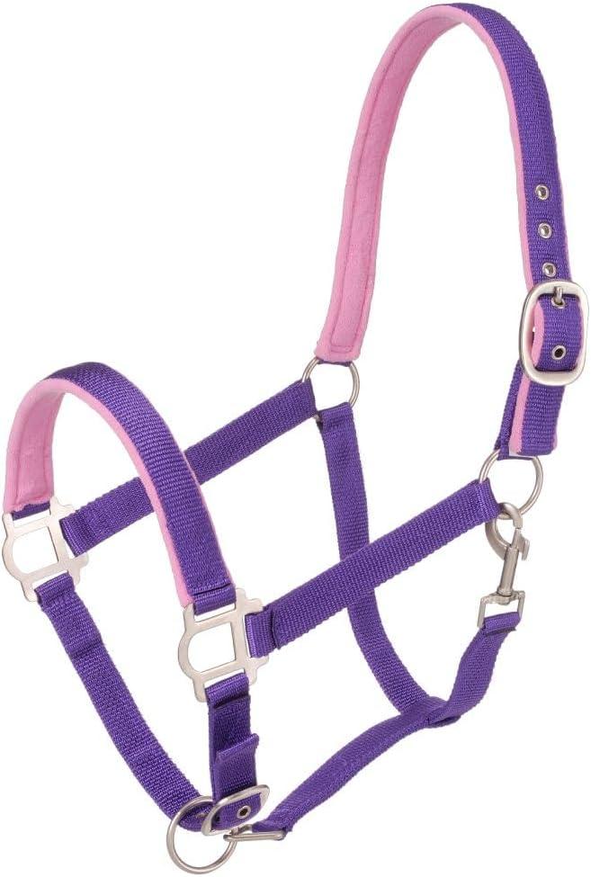 Tough1 Padded Halter with Satin Hardware, Size: Pony
