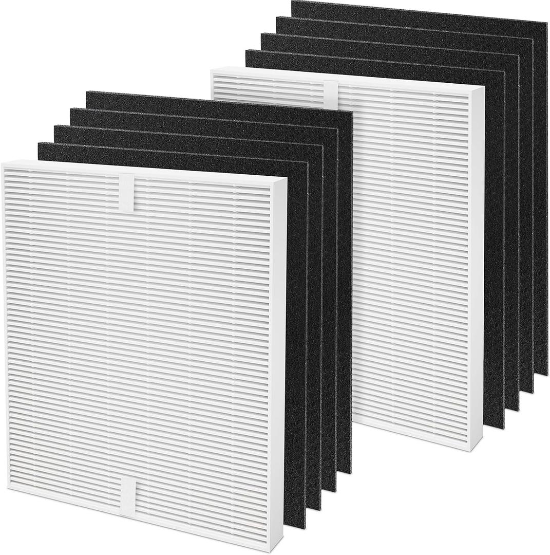 Colorfullife AP-1512HH True HEPA Replacement Filter H13 Compatible with Coway Airmega AP-1512HH Air Purifier and Airmega 200M Air Purifier, Item NO #3304899 (2 HEPA + 8 Carbon Filters)