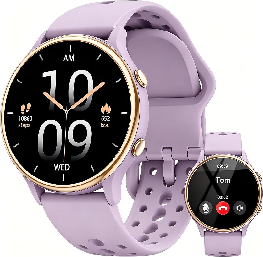 ICOMTOFIT Smart Watches for Men, Fitness Tracker with Heart Rate & SpO2 Monitor, IP67 Waterproof Activity Tracker for Men & Women, Smart Watch for iPhone and Android
