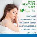 Pillow Cases - 100% Viscose Derived from Bamboo - Cooling Pillowcase - King Size, Silver Gray, Set of 2 Zippered - for Hot Sleepers - Soft Pillow Covers - by Vegan Silk