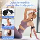 MASTOGO Wireless TENS Unit Electrode Pads Combo Set 8-Pack Multi-Size Electrodes, Reusable & Latex-Free Replacement Pads for Wireless TENS Units, 3.5mm Snap Connectors (for Multi-Site Pain Relief)